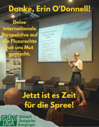 Erin O'Donnell zu Gast bei der Blue Community Berlin (03.07.2026)